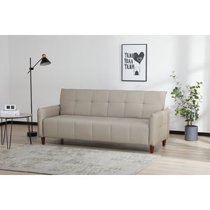 Sleepking - Slaapbank / Sofa Bed - Levante - Taupe - Met Opbergruimte