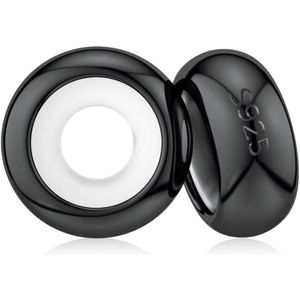Stopper Bedel Zwart - Voor Bedelarmband - Sterling Zilver - Romystones