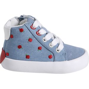 Vertbaudet Hoge sneakers met veters en rits