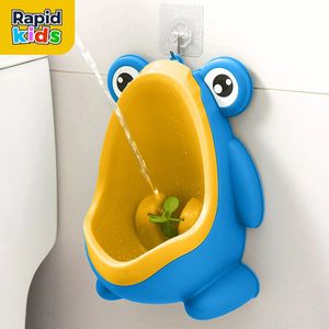 Happy Frog Urinoir | Rapid Kids | Kikker plas potje | WC trainer | Kinder Toilet | Urinoir voor kinderen | Zindelijkheidstraining | Peuters | Plassen | Kids | Blauw