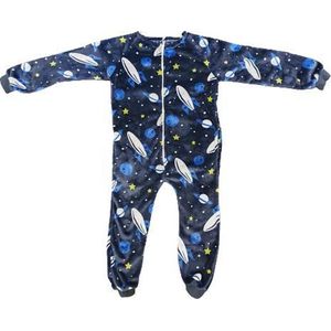 Onesie / Pyjama / Pyjamapak ruimte - Multicolor - Polyester - Maat 105 - jongens - Cadeau - Kerst - SInterklaas - Verjaardag