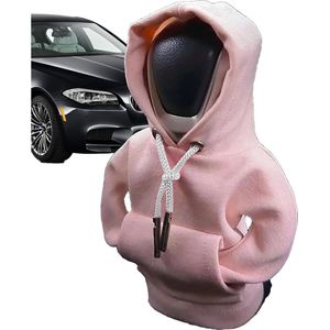 Ilso auto versnellingspook hoodie, roze, pookknop, stofkap, decoratie