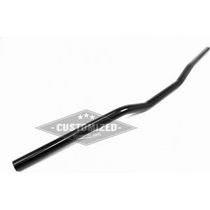 1 inch (25,4mm) Universeel Stuur Flat Cross Zwart