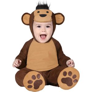 FIESTAS GUIRCA, S.L. - Grappige kleine aap kostuum voor baby's - 12 - 18 maanden