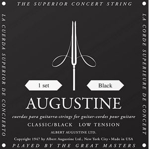 Snarenset klassieke gitaar Augustine AU-CLBK Low Tension