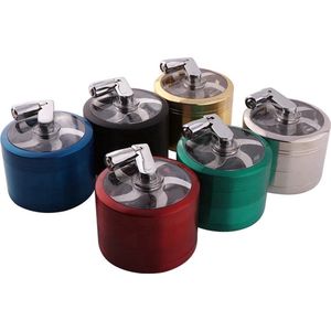 Grinder met grip 40mm mini - Groen - Herbal - Grinder - Accessoires - crusher - vermaler - kruimelaar - koffie molen - kruiden molen - molen - kruiden - vergruizer - pulverizer