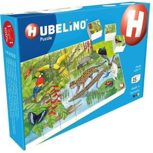 Hubelino Puzzel Regenwoud Junior 26,5 X 18,2 Cm 35 Stukjes