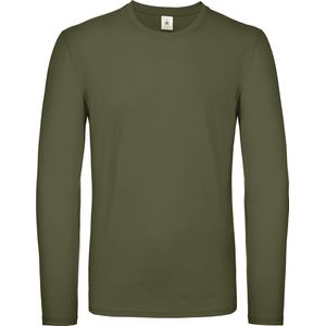 B&C #E150 Men's T-shirt long sleeve CGTU05T - Urban Khaki - M