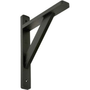 Wovar Houten Plankdrager 20 x 25 cm Zwart | Per Stuk