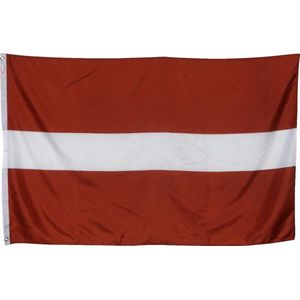 CHPN - Vlag - Vlag van Letland - Letse vlag - Republiek Letland - 90/150CM - Letland vlag - Vlag van Letvia - Latvija - Riga
