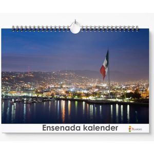 Ensenada kalender XL 42 x 29.7 cm | Verjaardagskalender Ensenada | Verjaardagskalender Volwassenen