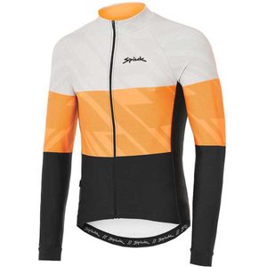 Spiuk Top Ten Jersey Met Lange Mouwen Wit,Oranje,Zwart M Man