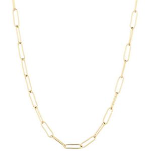 Michelle Bijoux Collier Schakel Dun Goud  JE11823