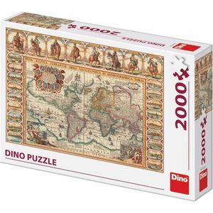 historische puzzel van de wereld 2000 stukjes