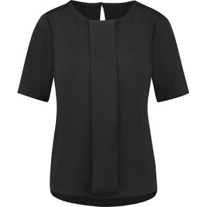 Supertrash - Top - Blouse Dames - Shirt - Korte Mouw - Zwart - 36
