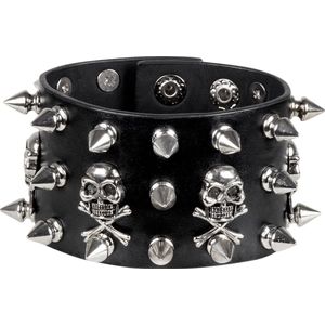 Boland - Armband Biker - Volwassenen - Vrouwen - Biker - Punk en Aso