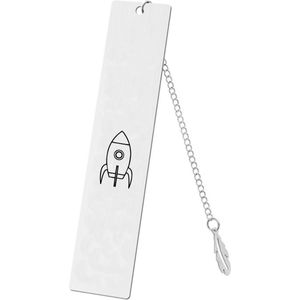 Akyol - raket boekenlegger - Raket - stoerste astronaut - gegraveerde sleutelhanger - vliegen - planeten - universum - zonnestelsel - cadeau - gepersonaliseerd - accessoires - sleutelhanger met naam