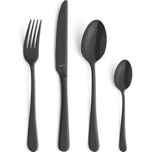 Amefa Austin Vintage Bestekset - 24-delig - 6 Persoons - Zwart