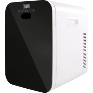 Mini koelkast - Tafelmodel koelkast - Draagbare vriezer - Minibar - 20 liter - Stille koelkast - Energiezuinige koelkast - Mini Beauty koelkast - Huidverzorging bewaren - Zwart