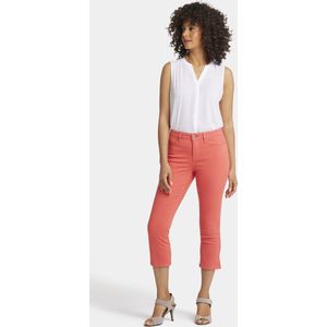 NYDJ Chloe Capri Jeans Oranje Gekleurde Denim