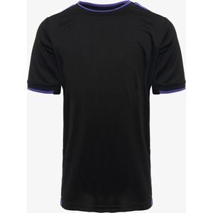 Dutchy kinder voetbal T-shirt zwart paars - Maat 170/176