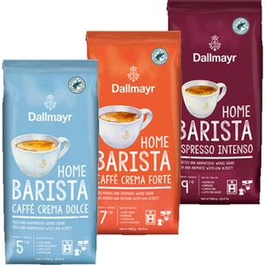Dallmayr Home Barista Proefpakket - koffiebonen - 3 x 1 kilo
