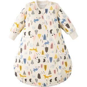 Katoenen baby wrap - babyslaapzak kleine kinderen het hele jaar door slaapzak, pyjama voor jongens en meisjes 6-12 Months,