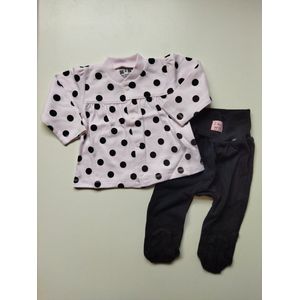 Nini - Outfit Tess - 2-delige set - Vestje en broekje - Maat 68 - 4 t/m 6 maanden