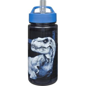 Drinkfles voor kinderen met motief - BPA-vrij en geïntegreerd rietje, 500 ml - Ideaal voor school en kleuterschool