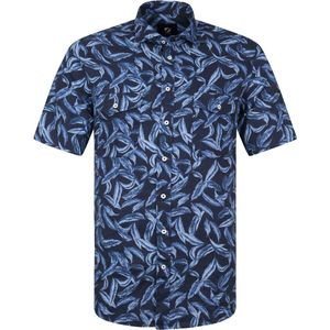 Suitable - KM Overhemd Paul Donkerblauw - Heren - Maat L - Regular-fit