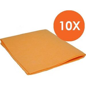 Viscose dweilen - Oranje - Dweil - 10 stuks - 60 x 70 CM