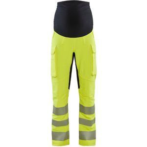 Blaklader High Vis Zwangerschapsbroek met 4-weg stretch 7100-1642 - High Vis Geel/Zwart - L