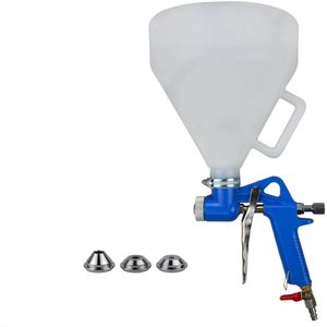 GEKO Air hopper spuitpistool - verstelbare nozzles - 4500 ml kunststof beker