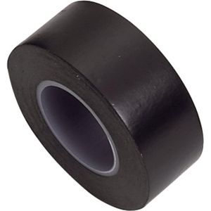 Zwarte isolatietape 10 m x 19 mm BS EN 60454 (type 2) 8 stuks - isolatiemateriaal - elektricien
