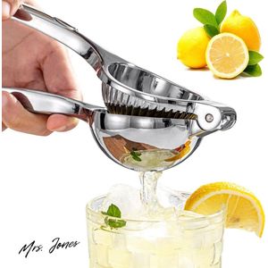 Mrs. Jones Handheld Squeezer Lemon Citruspers Roestvrijstalen - Handmatig Hotelrestaurant Citrus Fruit Juice Tool .