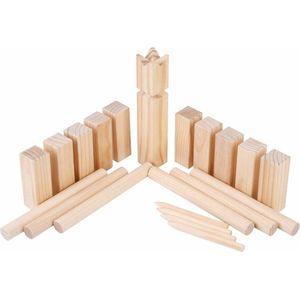 Kubb spel - Hout Buitenspeelgoed - Kubben - Vang & Werp Spel - FSC - Familiespel - Behendigheidspel -