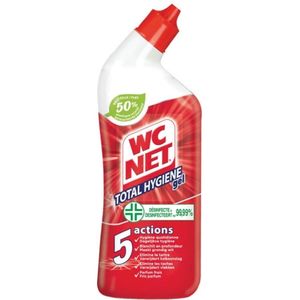 WC Net - Toiletreiniger - Gel - Ontkalkt En Verwijdert Vlekken - 750 ml