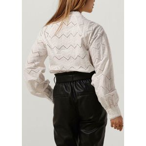 Minus Meriam Long Sleeve Blouse Dames - Jurken - Kleedje - Wit - Maat 42