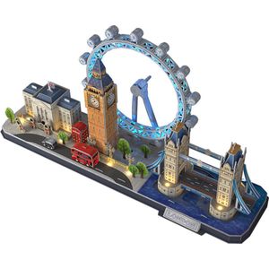 3D Puzzel - City Line London LED (107 stukjes)