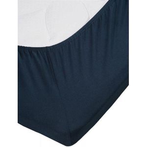 Premium Jersey Lycra Topper Hoeslaken Navy | 140x200 | Perfecte Pasvorm | Duurzame Kwaliteit