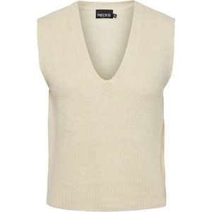 PCJENNIFER V-NECK KNIT VEST NOOS B - Whitecap Gra