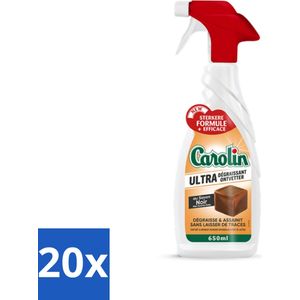 Carolin - Savon Noir - Allesreiniger - Spray - 650 ml - Bulkverpakking - 20 stuks