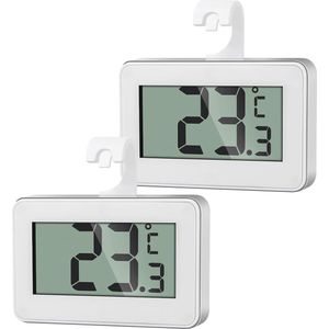 Digitale Koelkastthermometer met Frostalarm en Waterdicht Ontwerp - Mini Thermometer voor Koelkast en Aquarium