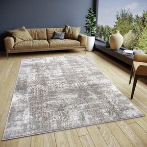 Flycarpets Shine Design vloerkleed - Style - Grijs / Bruin - 200x280 cm