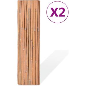 VidaXL-Schermen-2-st-100x400-cm-bamboe