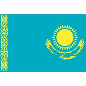 Kazachstan Vlag 120x180cm