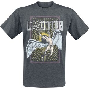 Led Zeppelin - Icarus Heren T-shirt - 2XL - Grijs