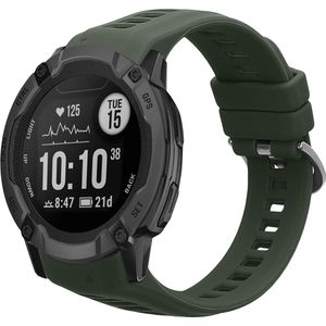 kwmobile bandje geschikt voor Garmin Instinct 2S - Armband voor fitnesstracker in donkergroen - Horlogeband
