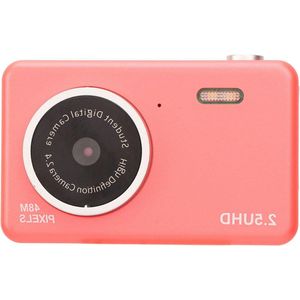 Digitale Camera voor Fotografie 48mp Foto's en 25KHD Video - 8X Digitale Zoom Meerkleurenfilters Autofocus (Roze)