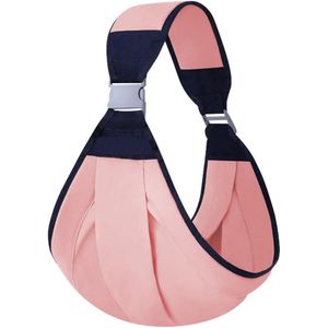 Draagdoek - Draagzak - Zalm Roze - Multifunctioneel - Ergonomisch - Baby - Dreumes - Wrap - Travel Size - tot 36 maanden